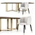 "Modern Golden Bounty Dining Set" by HOMMZ 3D model small image 2
