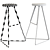 Coleman Stool: Stylish Seating Solution 3D model small image 3