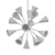 Sputnik Huge Pair Chandelier 3D model small image 2