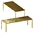 Alchemy Gold Dining Table. 3D model small image 1