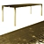 Alchemy Gold Dining Table. 3D model small image 3