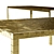 Alchemy Gold Dining Table. 3D model small image 4