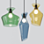 Elegant Malvasia Pendant Lamp 3D model small image 1