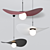 Elegant Vogue Plissè Pendant Lamp 3D model small image 1