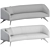 Vintage Fifth Avenue Wide Angle Sofa by Kagan 3D model small image 3