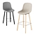 HAY NEU 12 Upholstered Bar Stool 3D model small image 3