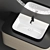 Duravit Happy D.2 Plus Vanity Set 3D model small image 3