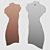 Zanotta Mirror Milo - Italian Design 3D model small image 1