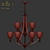 Hinkley Truman Chandelier 3D model small image 2