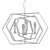 Damaris Gold Chandelier: Illuminating Elegance. 3D model small image 2