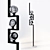 Sleek Lelii Design Floor Lamp 3D model small image 1