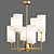 Elegant Augustus Chandelier 3D model small image 1