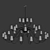 Elegant Illumination: Amantide Chandelier 3D model small image 2