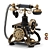 Vintage Rotating Dial Antique Telephone 3D model small image 12