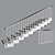 Sleek Steel Staircase Design 3D model small image 2