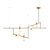 Sleek ModernRail Chandelier 3D model small image 1