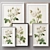 Versatile Wood Picture Frame Set 3D model small image 3