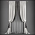 Elegant Polys Curtains 3D model small image 1