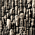 Wooden Faces Panel Decor - No.2 3D model small image 4