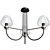 Elegant Ilona Chandeliers Set 3D model small image 5