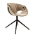 Sleek Fl@t Soft Swivel Chair 3D model small image 2