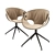 Sleek Fl@t Soft Swivel Chair 3D model small image 5