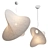 Elegant Overlap Suspension Light 3D model small image 2