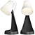 Svallet Work Lamp, Dark Gray/White 3D model small image 1