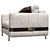 Sophisticated Madras Armchair 3D model small image 2