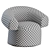 Modern Ruff Armchair - Patricia Urquiola Design 3D model small image 3