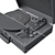 Crosley Cruiser Vinyl Player: Portable & Stylish 3D model small image 5