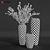 Elegant Flower Pot Bouquet 3D model small image 4
