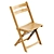 Mid-Century German Folding Dining Chair 3D model small image 1