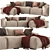 Sleek Modern Sacai Sofa 3D model small image 1