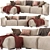 Sleek Modern Sacai Sofa 3D model small image 5