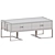 Jocise Contemporary White/Black Storage Coffee Table 3D model small image 2