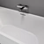 Abber AB9257-1.7: Sleek Acrylic Bathtub 3D model small image 2