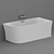 Abber AB9257-1.7: Sleek Acrylic Bathtub 3D model small image 4