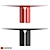 Sleek Oval Table by MDF Italia 3D model small image 4
