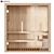 Elegant Gruppo Geromin KYRA Sauna 3D model small image 1