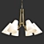 Elegant Patten Chandelier 3D model small image 1