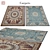 Polys: 3,888 Vets: 4,004 - Elegant Modern Rug 3D model small image 1
