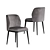 LEKK Oak Dining Set: LUM Chair & Classic Table 3D model small image 3