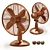 CoolZone 12" Desk Fan 3D model small image 1