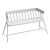 Artisan Teak Bench: Sleek Black 3D model small image 2