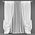 Elegant Polys & Verts Curtains 3D model small image 2