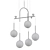 Luminous Elegance: Dewdrops Pendant 3D model small image 2