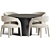 Contemporary Dining Set 97 3D model small image 2