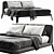 Luxurious Poliform Kelly Imbottito Bed 3D model small image 7