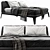 Luxurious Poliform Kelly Imbottito Bed 3D model small image 9